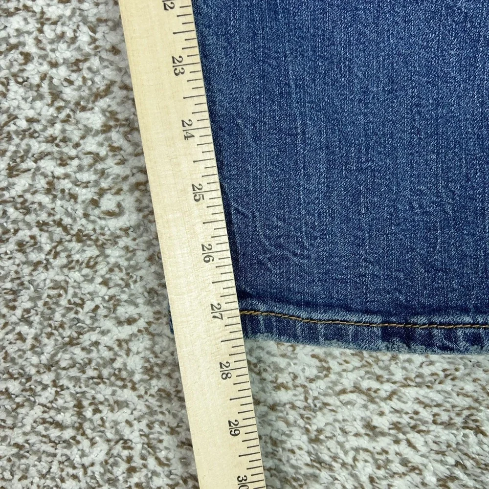 Levis 547 Jeans Mens 42x30 Blue Relaxed Bootcut Stretch Denim Workwear Casual